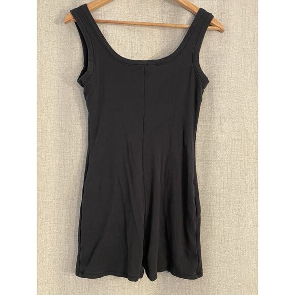 Skims Cotton Rib One Piece Tank Romper Shorts Bodysuit Size X-Large - Picture 5 of 5